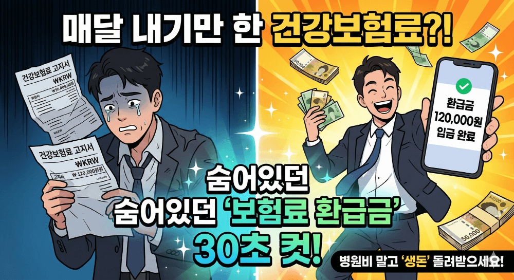 2026년 건강보험료 과오납 환급금 조회 가이드 썸네일