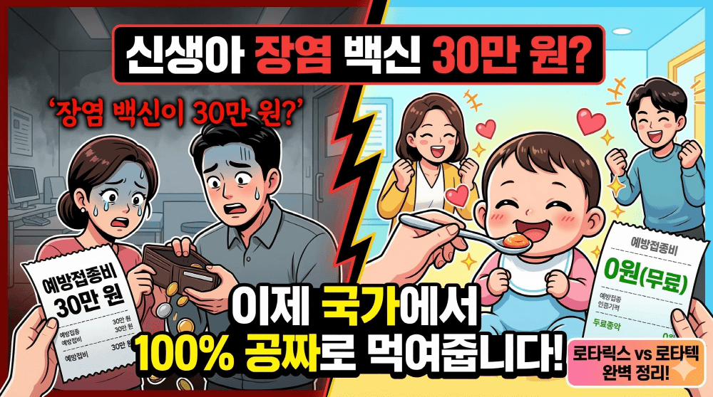 2026년 신생아 로타바이러스 백신 무료 접종 안내 이미지