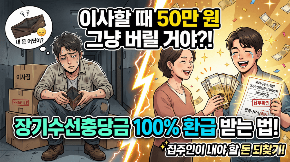 2026년 아파트 이사 장기수선충당금 50만 원 환급 필수 가이드 썸네일