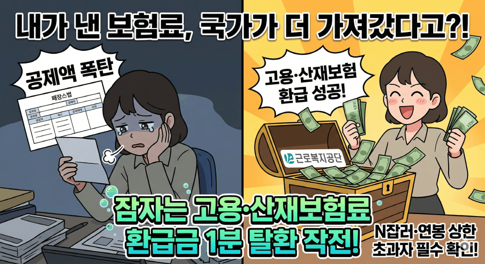 2026년 직장인 고용 산재보험료 환급금 조회 가이드 썸네일