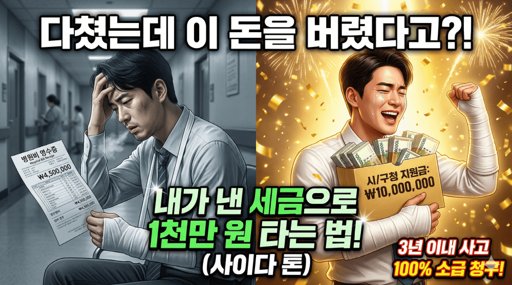 2026년 지자체 시민안전보험 1천만 원 소급 무료 청구 안내 이미지