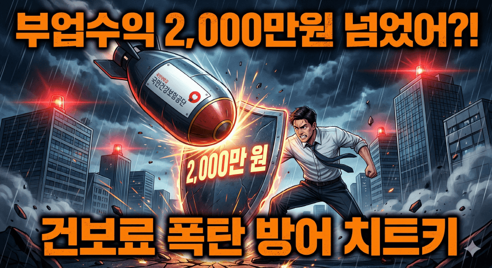 2026년 부업 수익 건강보험료 폭탄 방어 전략 안내 이미지